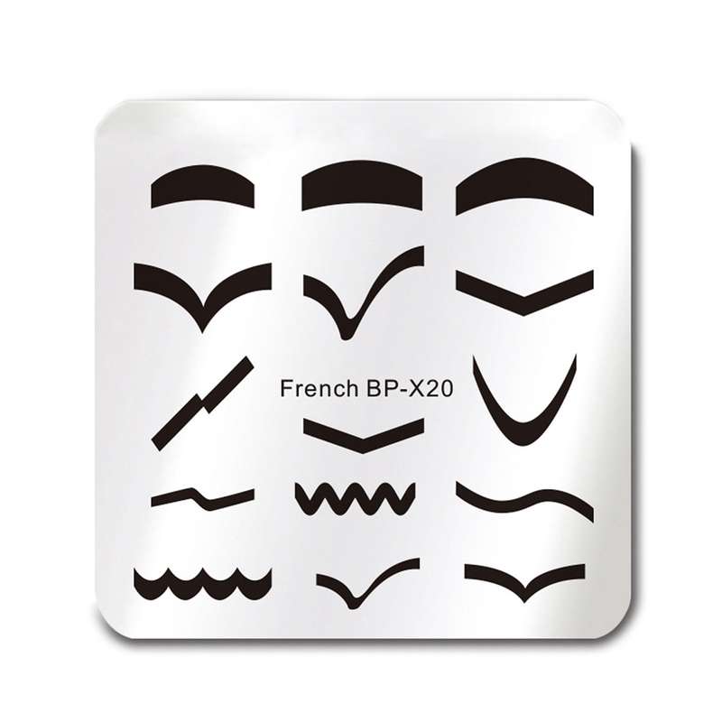 شابلون طراحی ناخن برن پرتی مدل BP X20