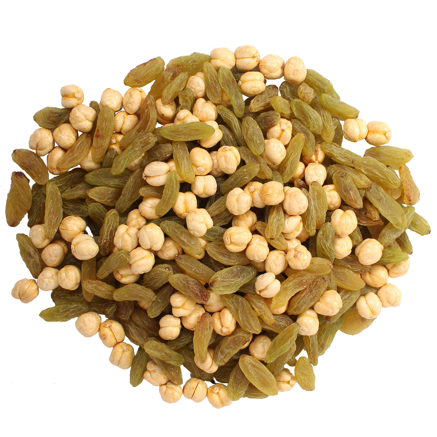 نخودچی خام و کشمش فله مقدار 100 گرم