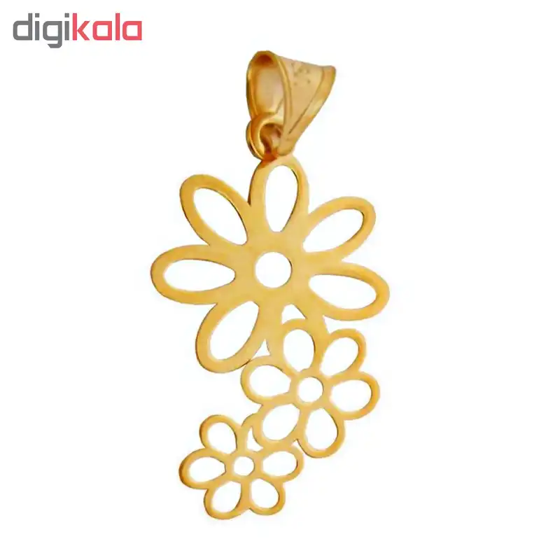 آویز نقره زنانه طرح گل