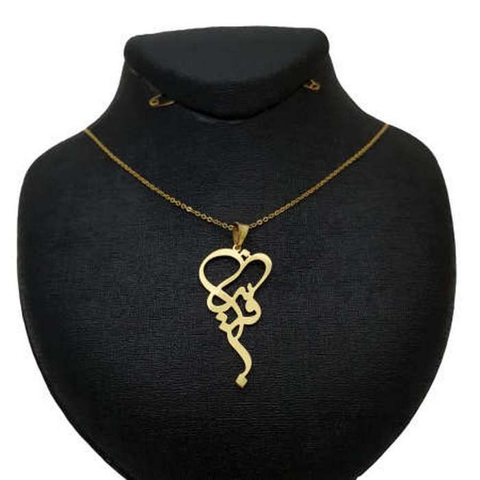 گردنبند نقره زنانه طرح فریبا کد 01 -  - 1