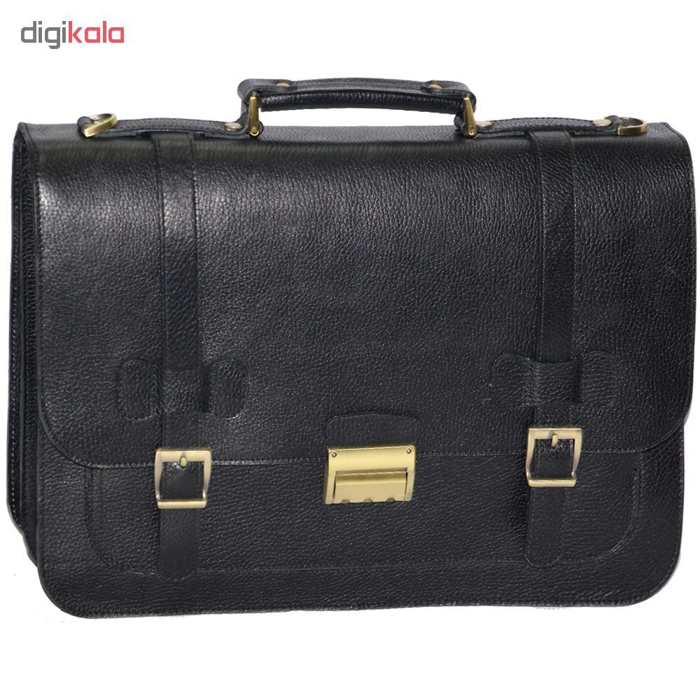 کیف اداری مردانه چرم بارز مدل چرم طبیعی فلوتر کد DL5 -  - 9