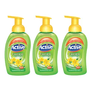 فوم دستشویی اکتیو مدل Green حجم 500 میلی لیتر بسته 3 عددی