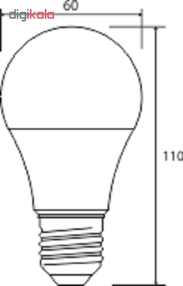 لامپ ال ای دی 10 وات بالاستیران مدل B106 پایه E27 بسته 6 عددی