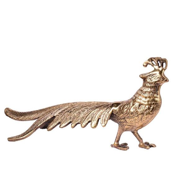 مجسمه طرح طاووس برنزی مدل A3