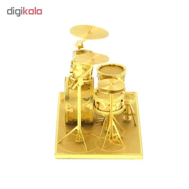 پازل فلزی 3 بعدی - مدل BMK shelf drum gold