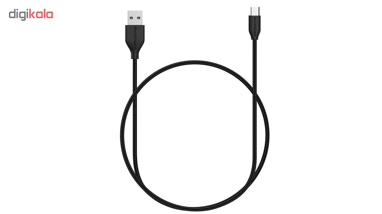 کابل تبدیل USB به USB-C راو پاور مدل RP-CB017 طول 0.9 متر