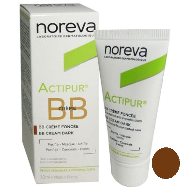 کرم ضد جوش نوروا سری actipure bb cream مدل Dark حجم 30 میلی لیتر