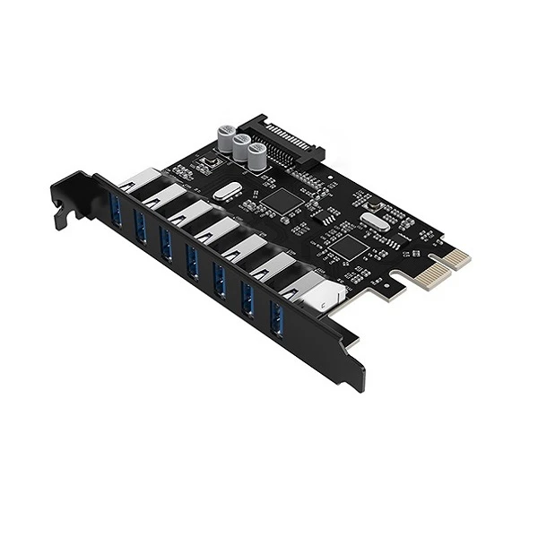 هاب USB3.0 هفت پورت PCI اوریکو مدل PVU3-7U-V1