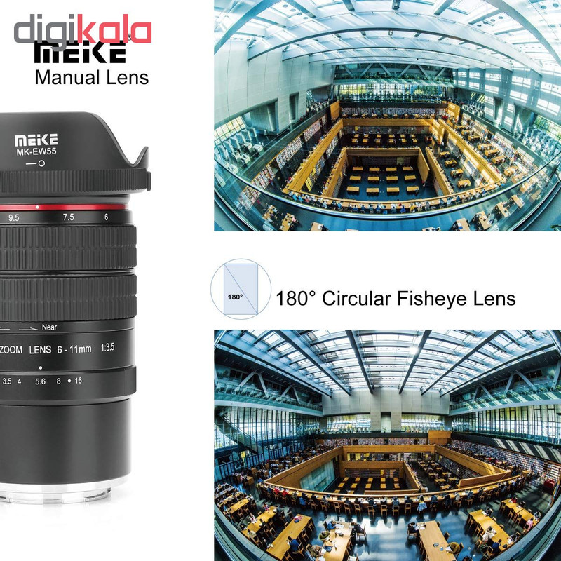 لنز دوربین مایک مدل 6.11mm f/3.5 E-FE مناسب برای دوربین سونی