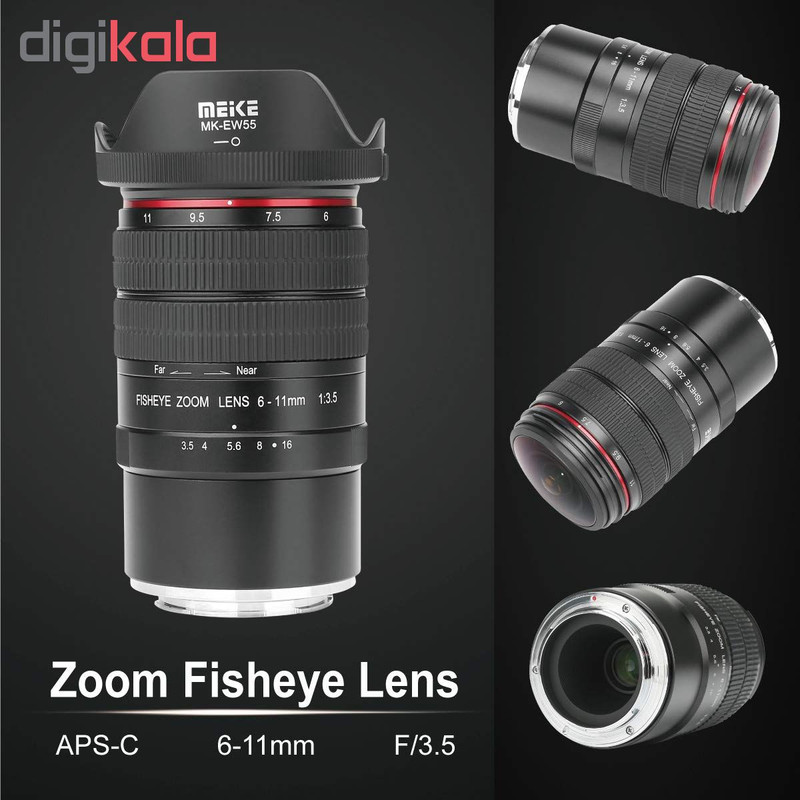 لنز دوربین مایک مدل 6.11mm f/3.5 E-FE مناسب برای دوربین سونی