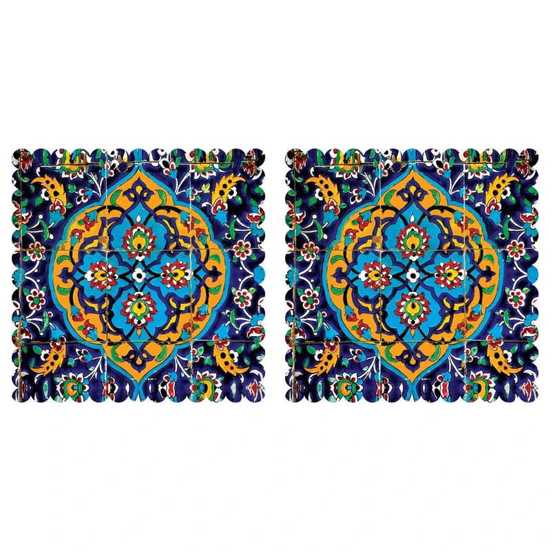 رومیزی رنس مدل T3-42016 سایز 40x40 سانتی متر مجموعه 2 عددی