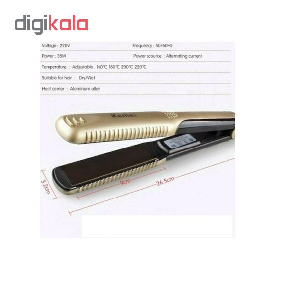 اتوی مو کیمی مدل km-327