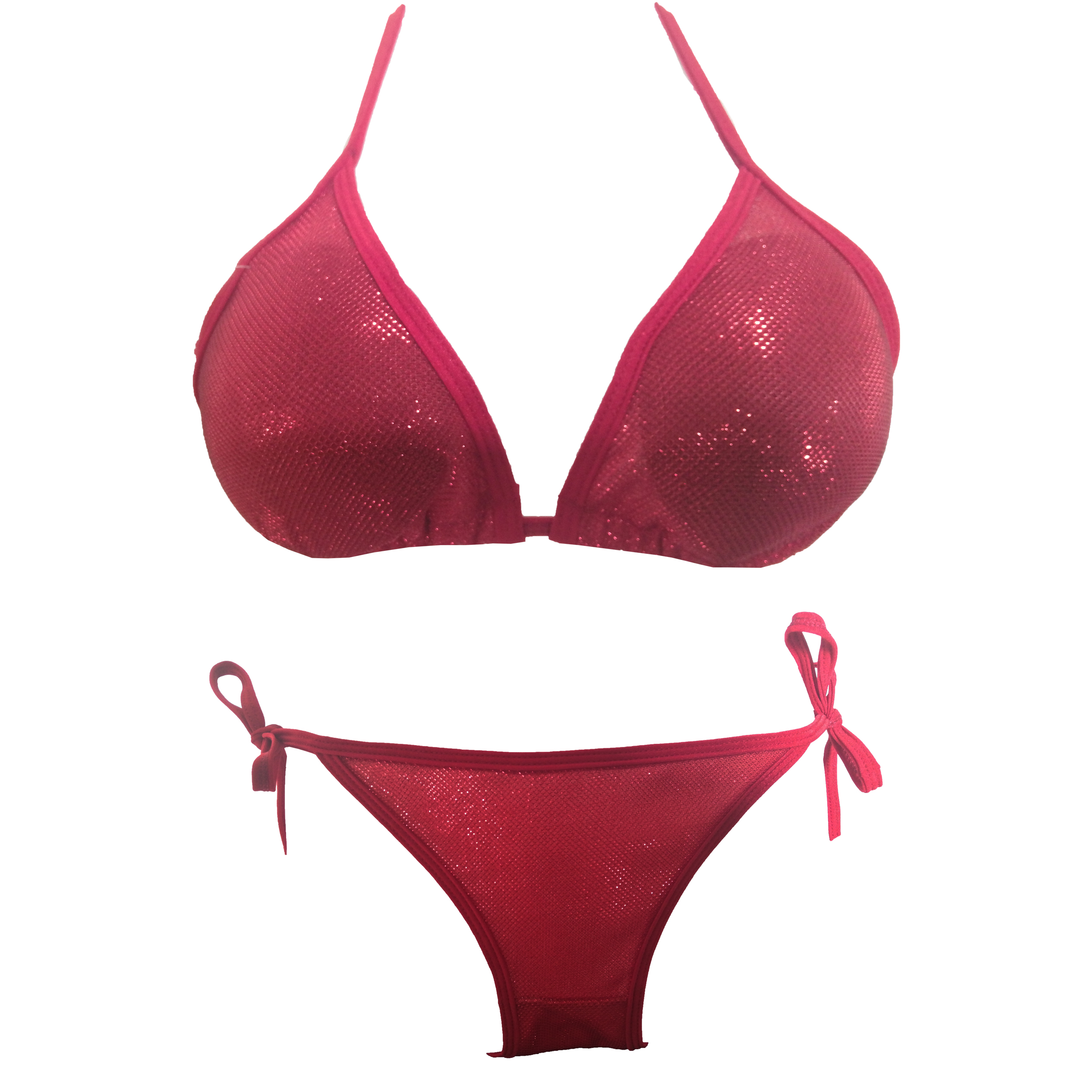 مایو زنانه گالری تویین مدل Red Bikini کد T571