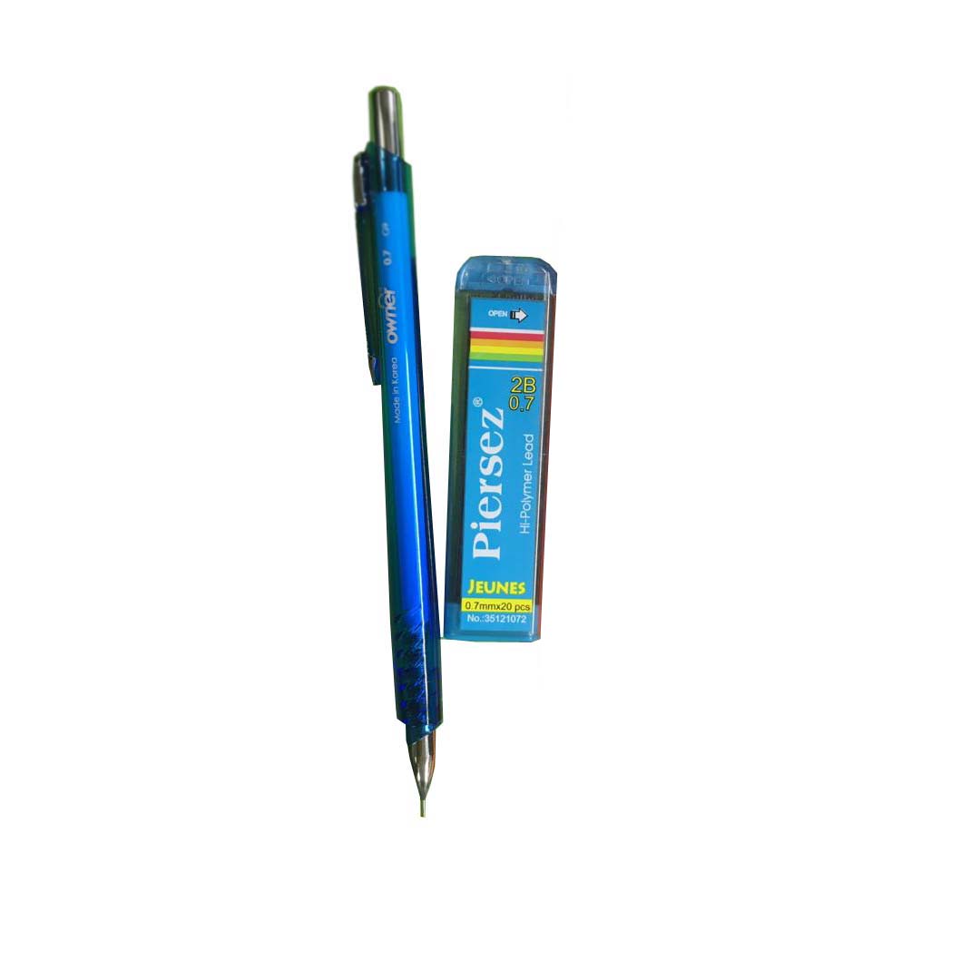  مداد نوکی 0.7 میلیمتری اونر به همراه نوک مداد نوکی پیرسز مدل 6545