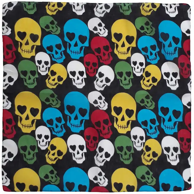 دستمال سروگردن طرح Color Skeleton