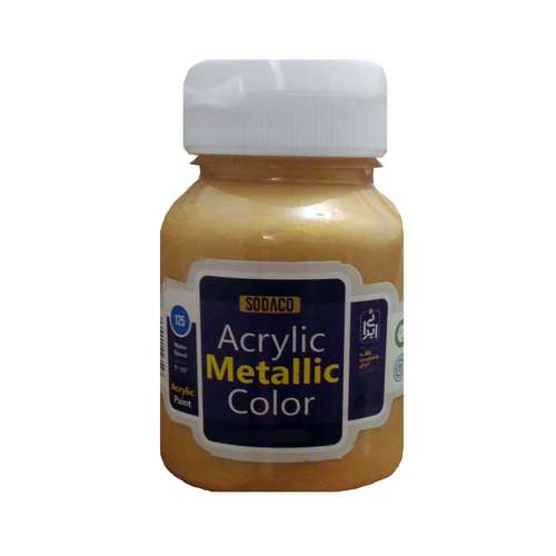 رنگ اکریلیک سوداکو مدل Metalic حجم 125 میلی لیتر