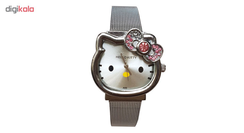 ساعت مچی عقربه ای دخترانه کیتی همراه با جعبه کادویی کد KFJ