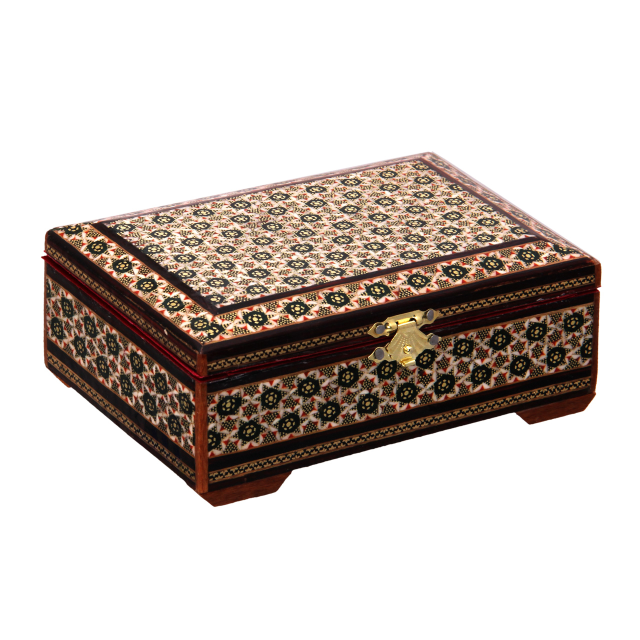 جعبه جواهرات خاتم کاری کد 8-70012