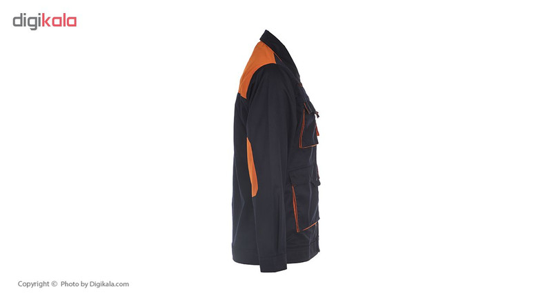 لباس کار مهندسی سبلان کد 04 مدل سرمه ای نارنجی