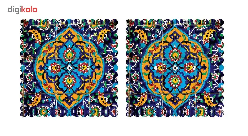 رومیزی رنس مدل T3-42016 سایز 40x40 سانتی متر مجموعه 2 عددی