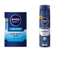 ژل اصلاح نیوآ مدل Protect And Care حجم 200 میلی لیتر به همراه فلویید افترشیو مدل Cool kick حجم 100 میلی لیتر