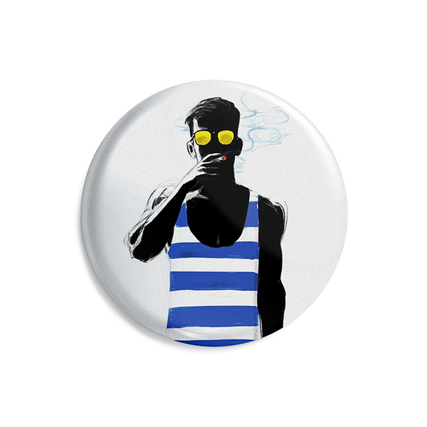 پیکسل ماسا دیزاین طرح مرد عینک سیگار کد AS284