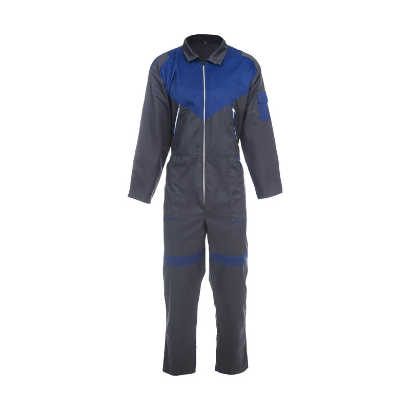 لباس کار یکسره سبلان طوسی آبی