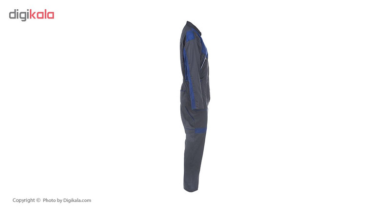 لباس کار یکسره سبلان طوسی آبی