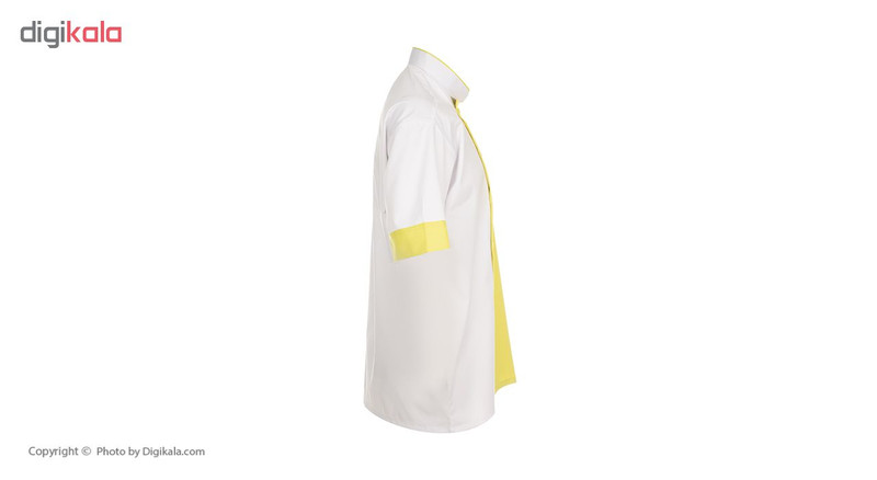 روپوش آشپزی سبلان مدل ُSHEF زرد سفید روپوش آشپزی سبلان مدل ُSHEF زرد سفید