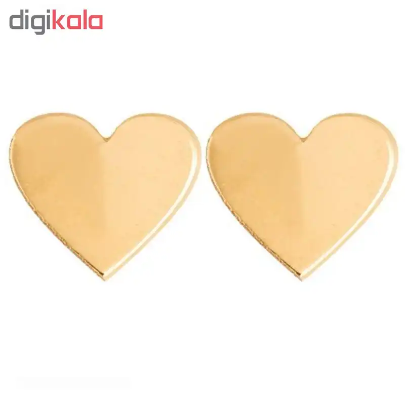 گوشواره نقره طرح قلب مدل 1588