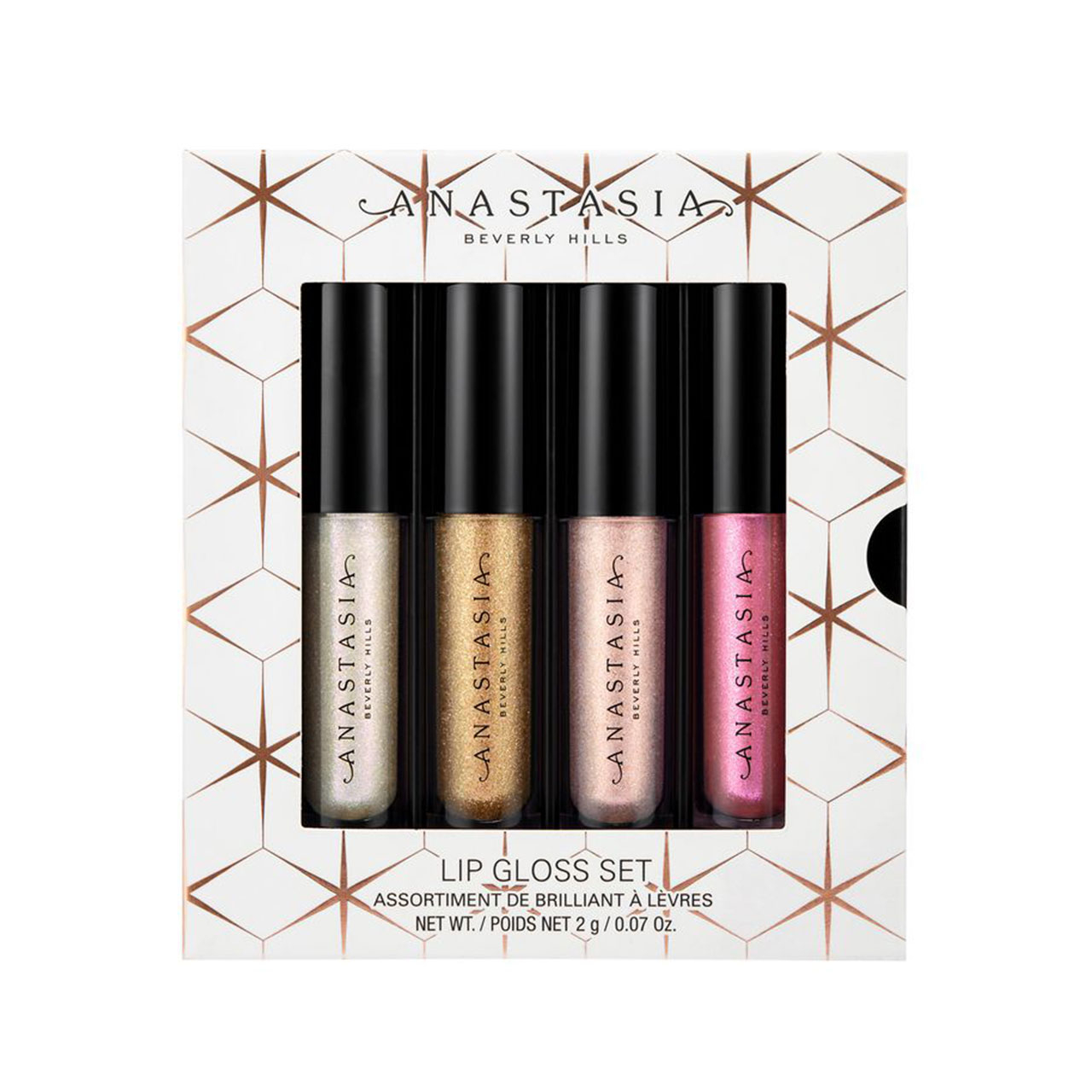 رژلب مایع آناستازیا مدل lip gloss set مجموعه 4 عددی