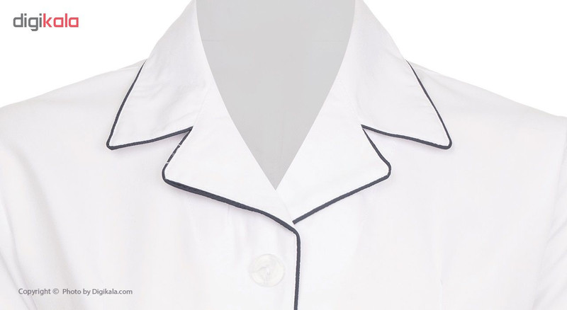 روپوش پزشکی زنانه سبلان کد KH03 سفید