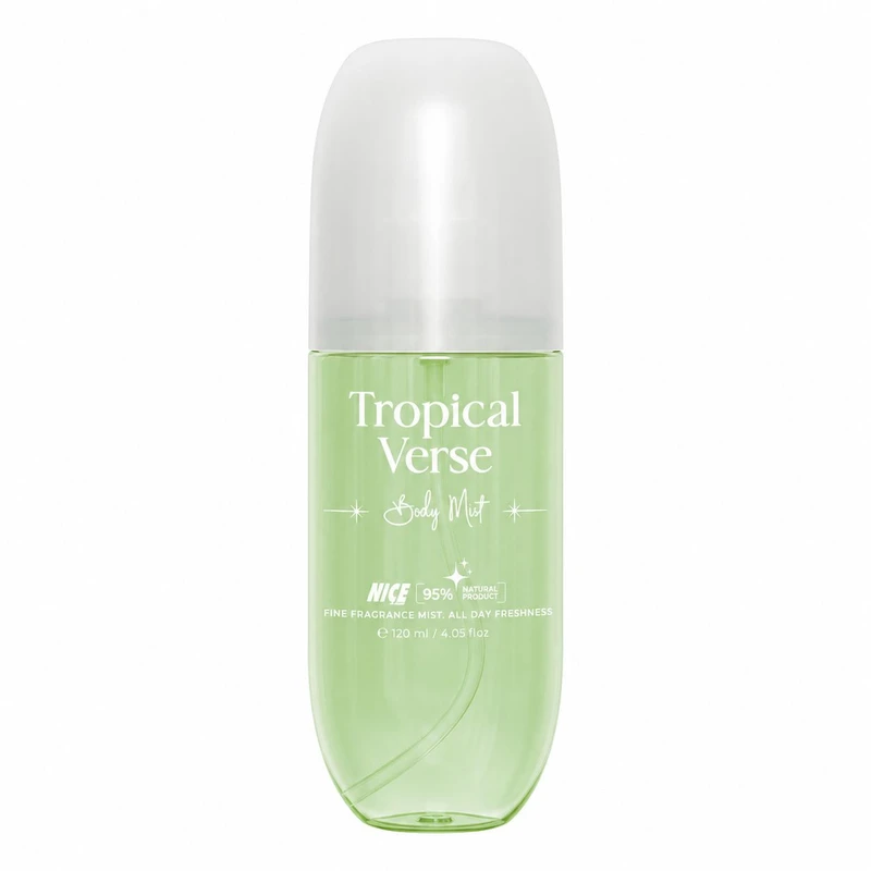 بادی میست زنانه نایس پاپت مدل Tropical Verse با رایحه شیرین و خنک حجم 120 میلی‌لیتر
