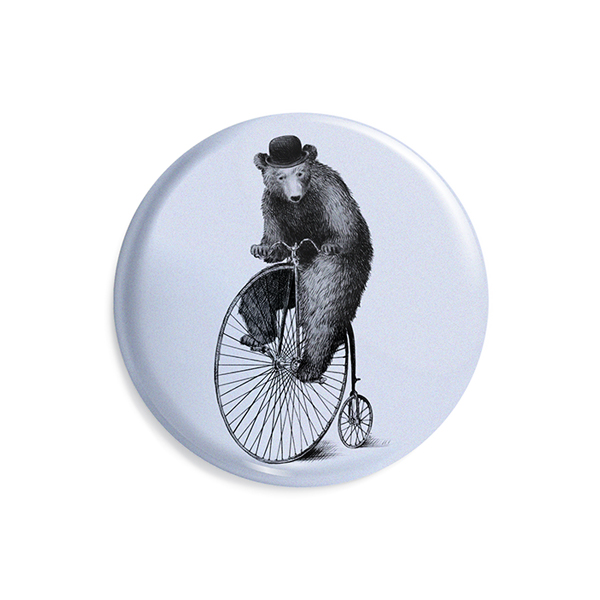 پیکسل ماسا دیزاین طرح پاندا خرس دوچرخه سواری کد AS404