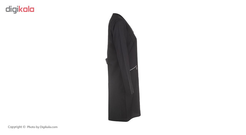 روپوش پزشکی زنانه سبلان کد KHA04 مشکی