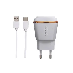 شارژر دیواری دبلیو کی مدل YKC-T۱۵ به همراه کابل تبدیل USB-C