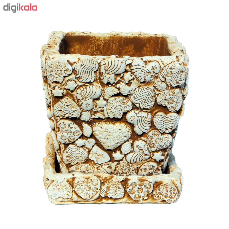 گلدان طرح قلب کد GH1