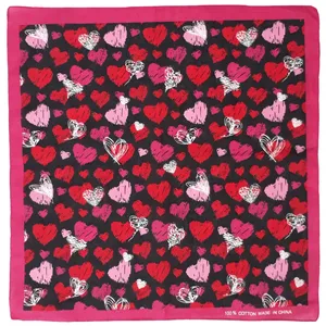 دستمال سروگردن طرح Pink Heart