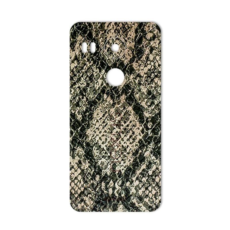 برچسب پوششی ماهوت طرح Jungle-python مناسب برای گوشی موبایل گوگل Nexus 5X