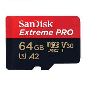 کارت حافظه microSDXC سن دیسک مدل Extreme PRO کلاس A2 استاندارد UHS-I U3 سرعت 170MBps ظرفیت 64 گیگابایت 