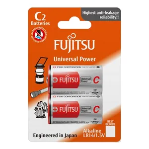 باتری C فوجیتسو مدل LR14  بسته 2 عددی