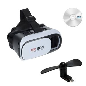نقد و بررسی هدست واقعیت مجازی وی آر باکس مدل VR Box به همراه DVD نرم افزار و پنکه همراه microUSB توسط خریداران