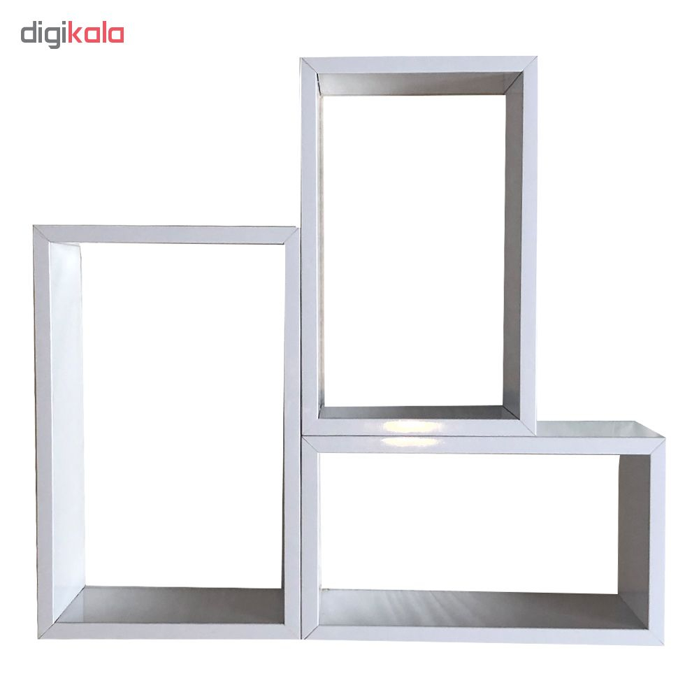 شلف دیواری کد 002 مجموعه 3 عددی