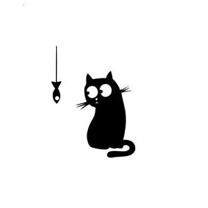 نقد و بررسی استیکر ایفل طرح گربه بازیگوش کد 11 توسط خریداران