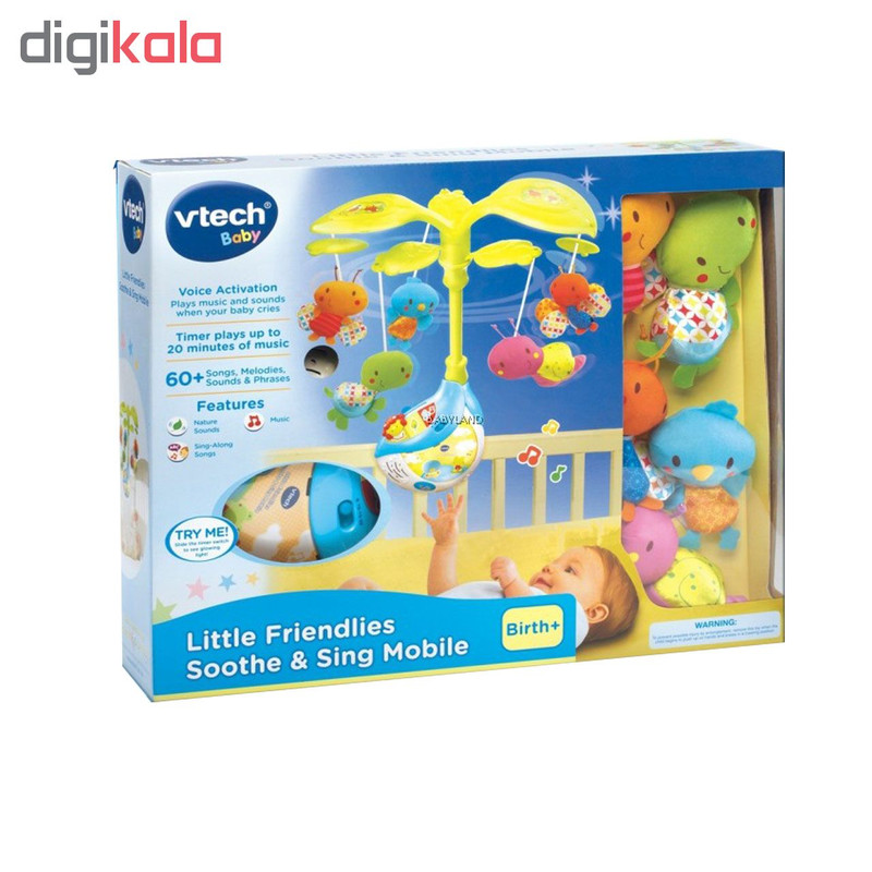 آویز تخت وی تک مدل Little Friendlies Soothe & Sing Mobile