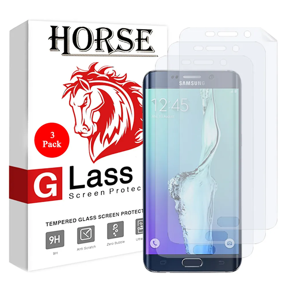 محافظ صفحه نمایش نانو هورس مدل FSN مناسب برای گوشی موبایل سامسونگ Galaxy S6 Edge Plus بسته سه عددی