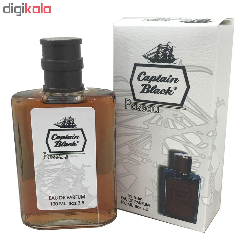 ادو پرفیوم مردانه پاسائو مدل Captain Black حجم 100 میلی لیتر