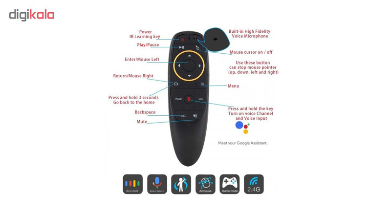 ریموت کنترل ایرماوس اسمارطور مدل G10