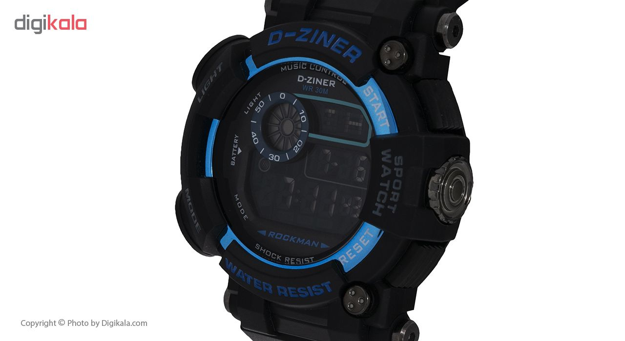 ساعت مچی دیجیتال مردانه دیزاینر مدل D-Z7043