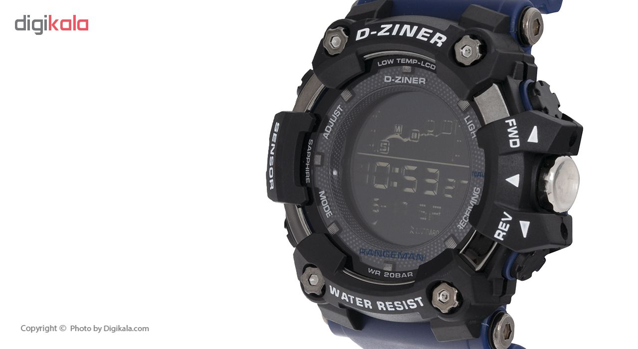 ساعت مچی دیجیتال مردانه دیزاینر مدل D-Z7036